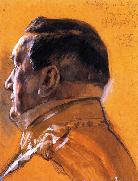 Baron Von Der Heydt, Minister Of State by Adolph Von Menzel