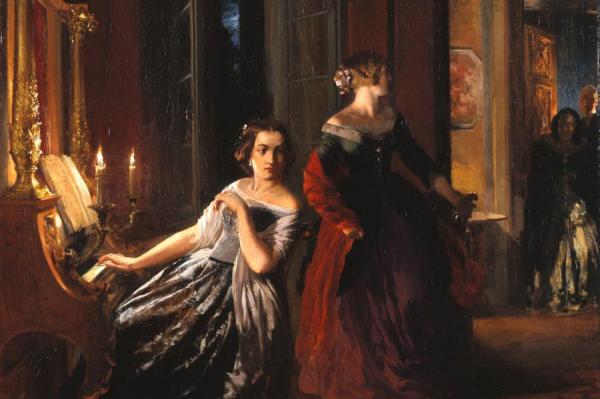 Disturbance by Adolph Von Menzel Oil Painting Reproductions