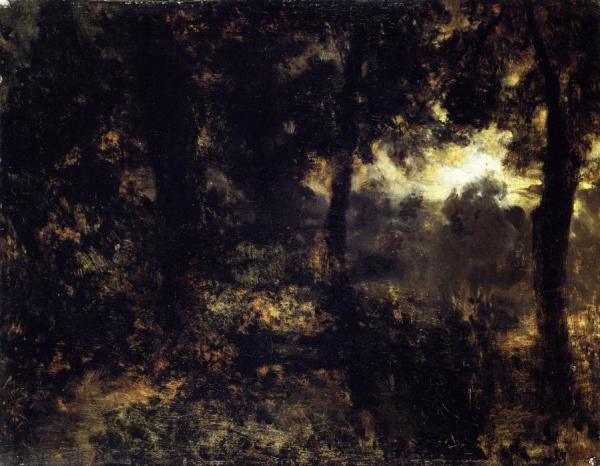 Night In The Forest by Adolph Von Menzel