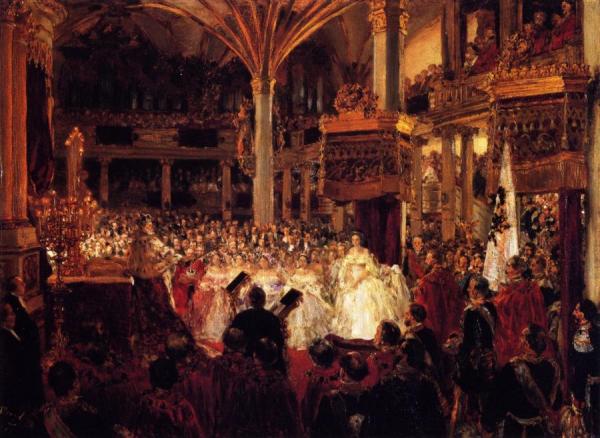 Adolph Von Menzel Sketch For The Coronation Of King William I At Königsberg