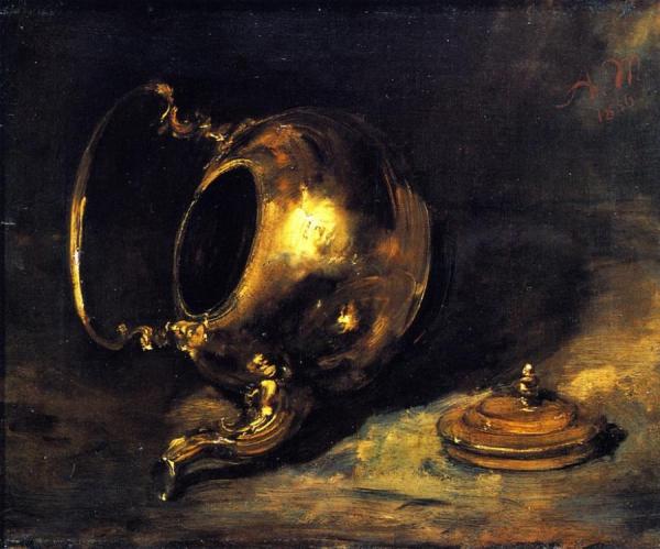 Upturned Kettle by Adolph Von Menzel