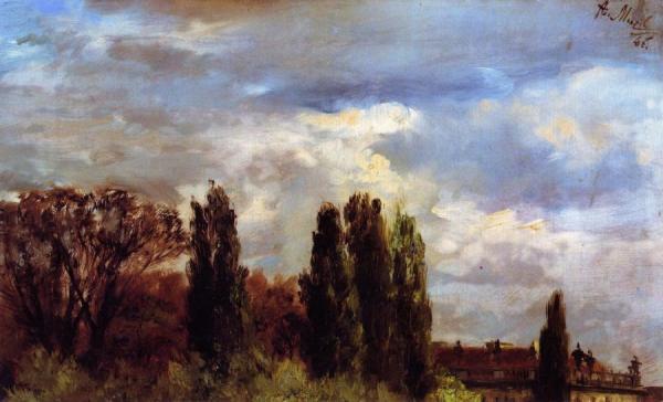 View Over Prince Albert's Palace Park by Adolph Von Menzel