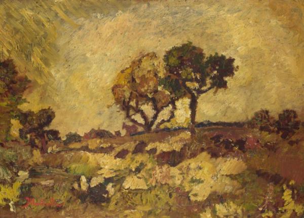 Sunset by Adolphe-joseph-thomas Monticelli Oil Painting Reproductions