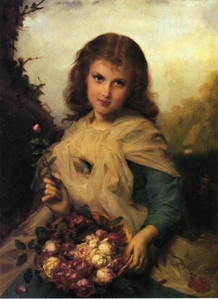 Roses by Adolphe Piot Oil Painting Reproductions