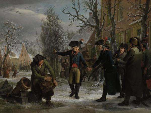 Adriaan De Lelie General Daendels Taking Leave Of Lieutenant-colonel Krayenhoff
