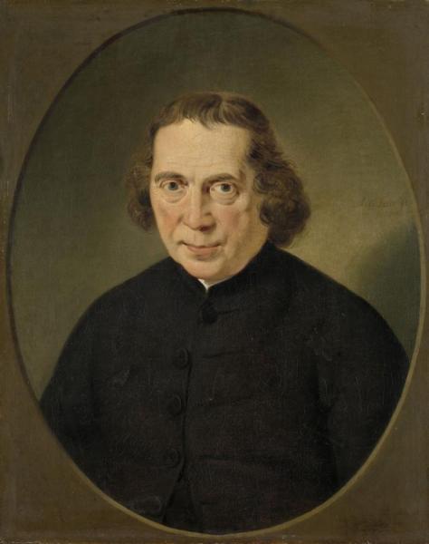 Adriaan De Lelie Portrait Of Jan Nieuwenhuyzen
