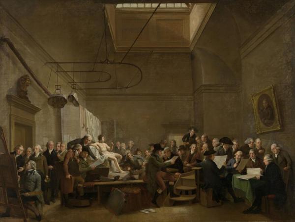 Adriaan De Lelie The Drawing Gallery Of The Felix Meritis Society