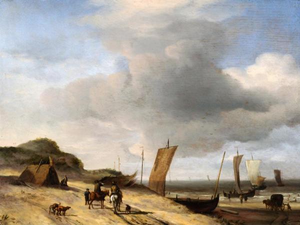Dunes At Scheveningen by Adriaen Van De Velde Oil Painting Reproductions