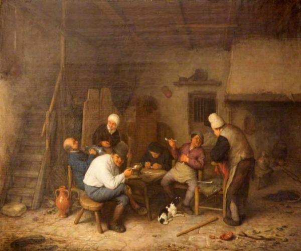 Adriaen Van Ostade Interior Of An Inn