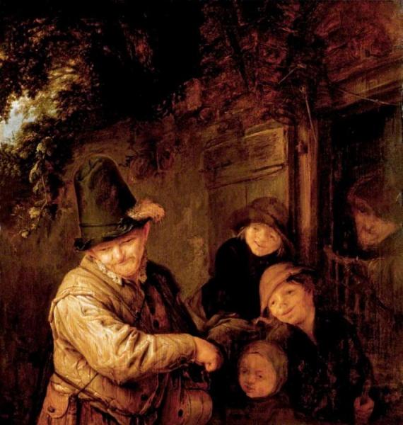 The Itinerant Musician by Adriaen Van Ostade