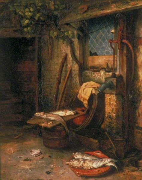 The Water Pump by Adriaen Van Ostade Oil Painting Reproductions