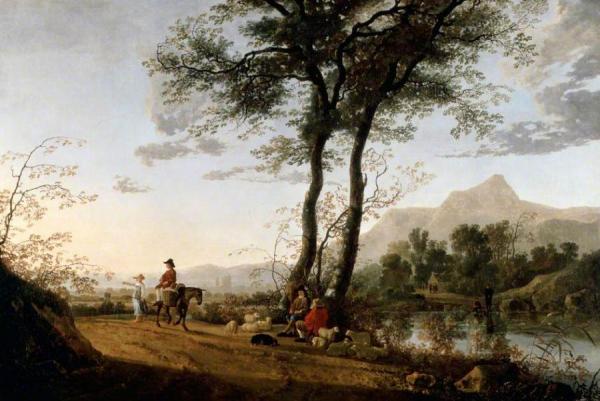 A Road Near A River by Aelbert Cuyp