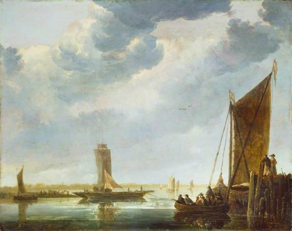 The Ferry Boat by Aelbert Cuyp