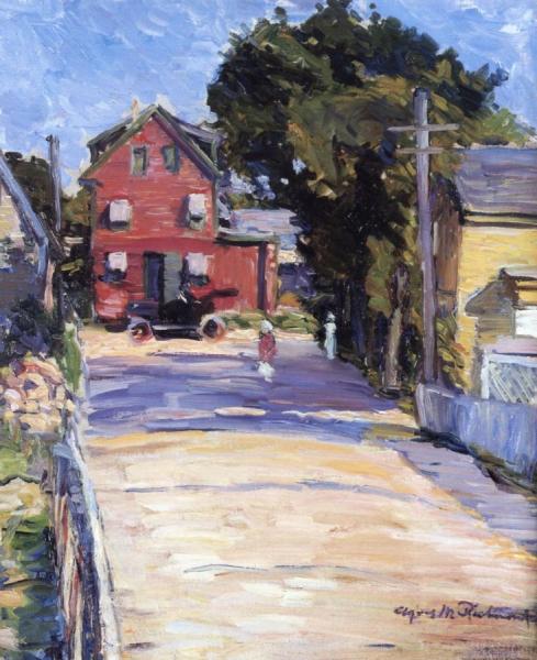 Street At Gloucester by Agnes Millen Richmond