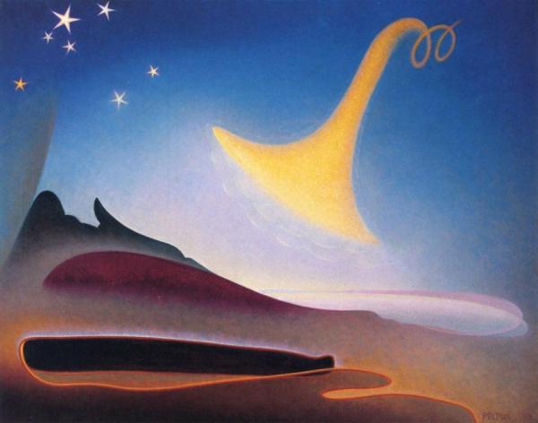 Agnes Pelton Awakening (also Known As Memory Of Father)