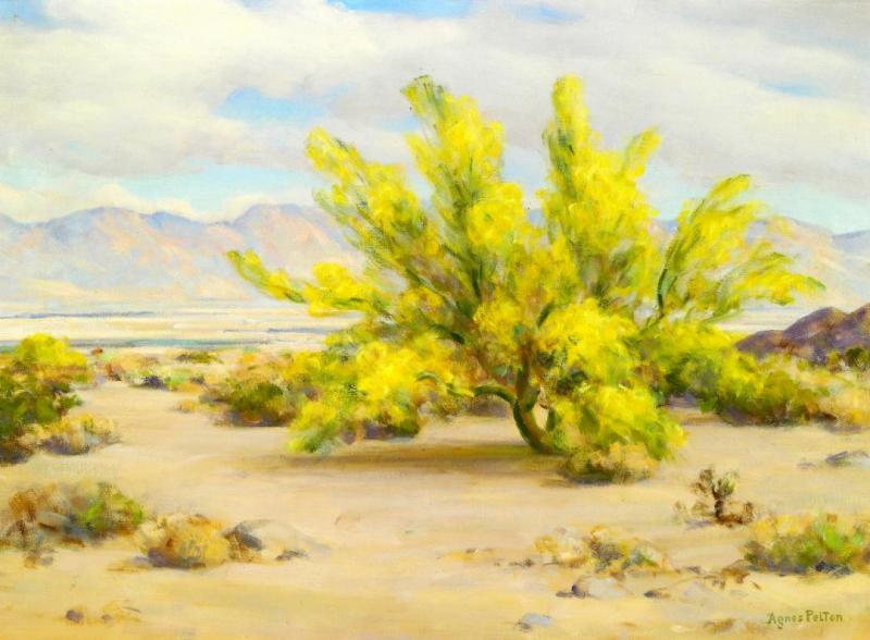 Agnes Pelton Young Palo Verde Tree, Cloudy Morning
