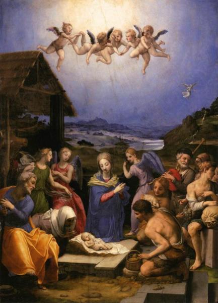 Adoration Of The Shepherds by Agnolo Bronzino Oil Painting Reproductions