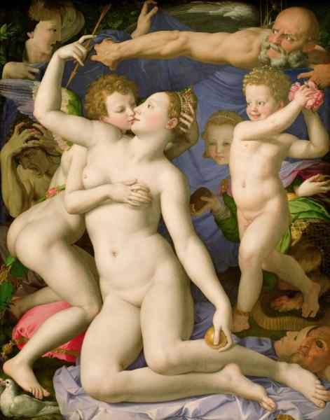 Agnolo Bronzino An Allegory With Venus And Cupid