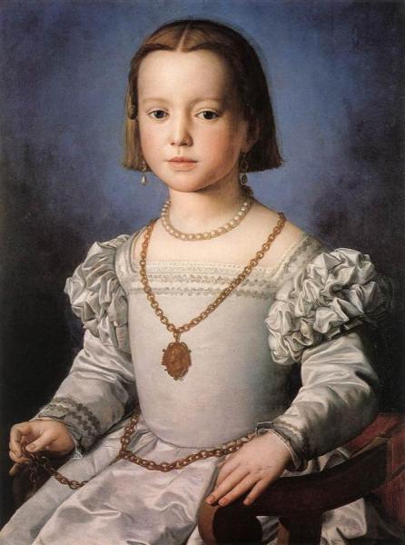 Bia, The Illegitimate Daughter Of Cosimo I De' Medici by Agnolo Bronzino Oil Painting Reproductions