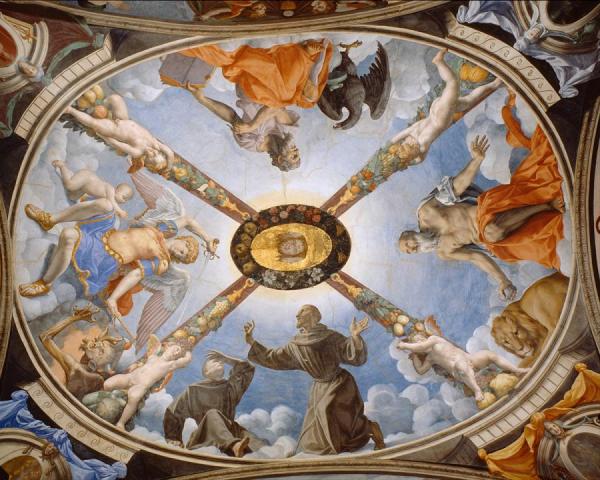 Agnolo Bronzino Ceiling Of The Chapel Of Eleonora Of Toledo