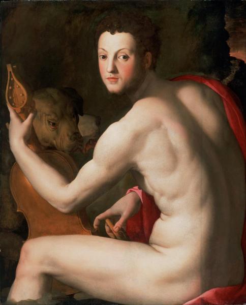 Cosimo I De' Medici As Orpheus by Agnolo Bronzino