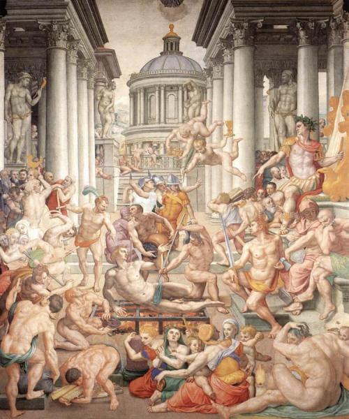 Martyrdom Of St Lawrence by Agnolo Bronzino Oil Painting Reproductions