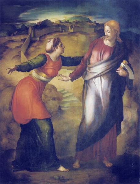 Noli Me Tangere by Agnolo Bronzino