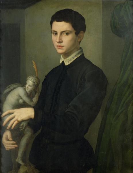 Portrait Of A Sculptor,possibly Baccio Bandinelli (1493-1560) by Agnolo Bronzino