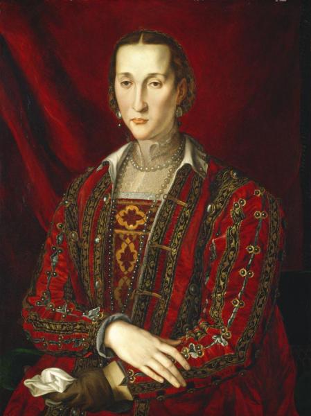 Portrait Of Eleanora Di Toledo by Agnolo Bronzino