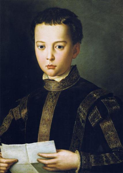 Portrait Of Francesco I De' Medici by Agnolo Bronzino Oil Painting Reproductions