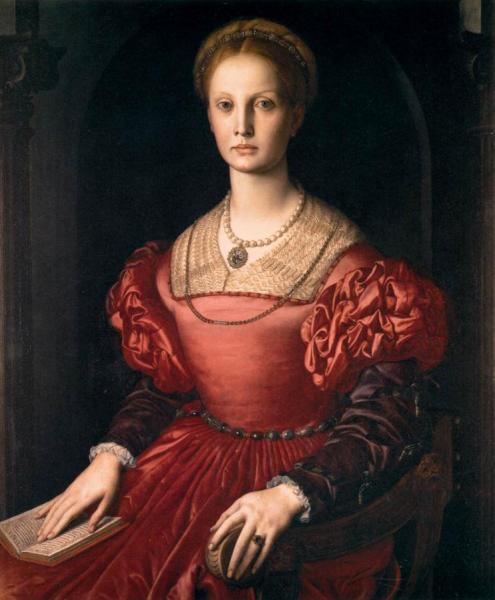 Portrait Of Lucrezia Panciatichi by Agnolo Bronzino Oil Painting Reproductions