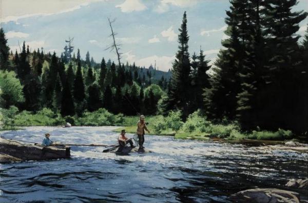 The Rock In The River by Aiden Lassell Ripley