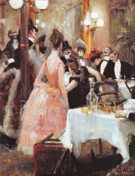 After The Opera Ball by Akseli Gallen-kallela