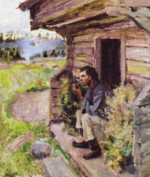 Akseli Gallen-kallela Evening Peace