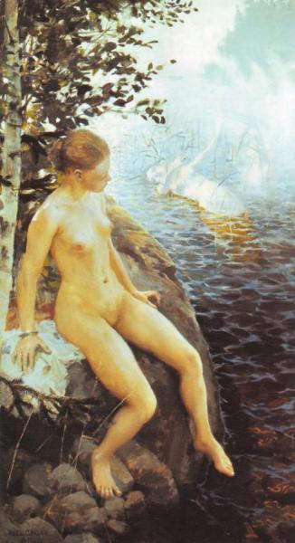 The Aino Myth by Akseli Gallen-kallela Oil Painting Reproductions