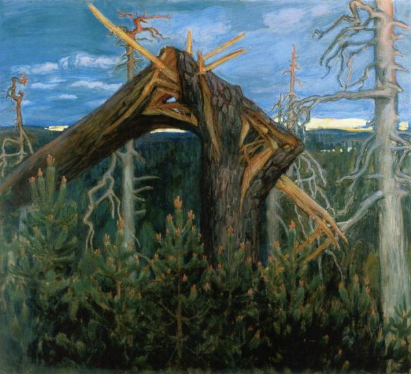 Akseli Gallen-kallela The Broken Pine