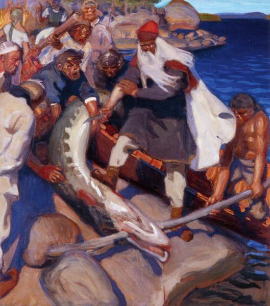 Akseli Gallen-kallela The Great Pike