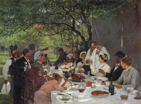 Wedding Meal At Yport by Albert Auguste Fourie