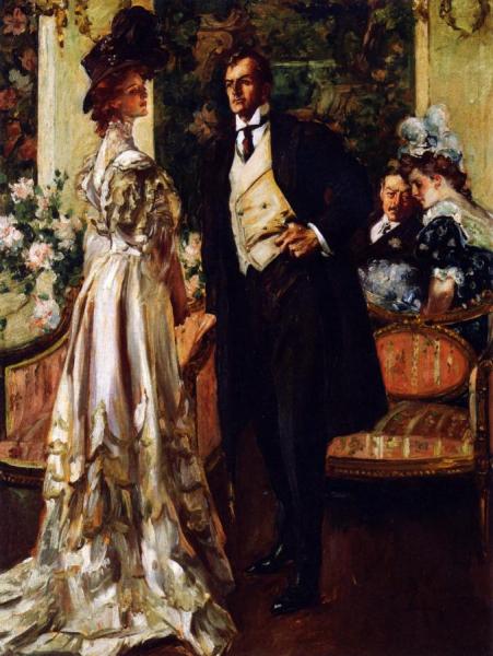 Illustration For "the Fashionable Adventures Of Joshua Craig" by Albert B. Wenzell