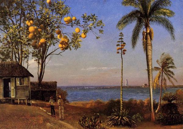 A View In The Bahamas by Albert Bierstadt