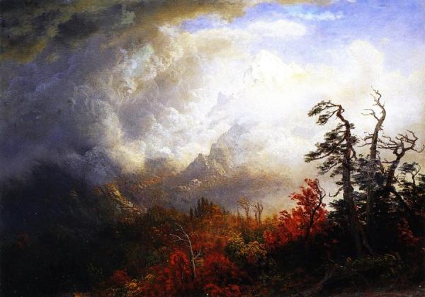 Autumn Landscape by Albert Bierstadt Oil Painting Reproductions