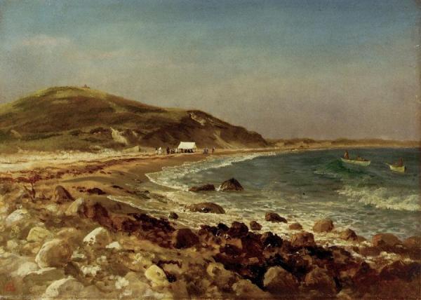 Coastal Scene by Albert Bierstadt