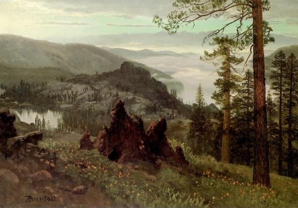 Division Lake, California by Albert Bierstadt