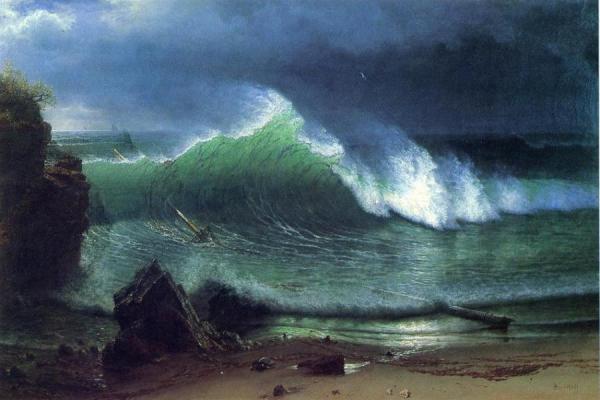 Emerald Sea by Albert Bierstadt