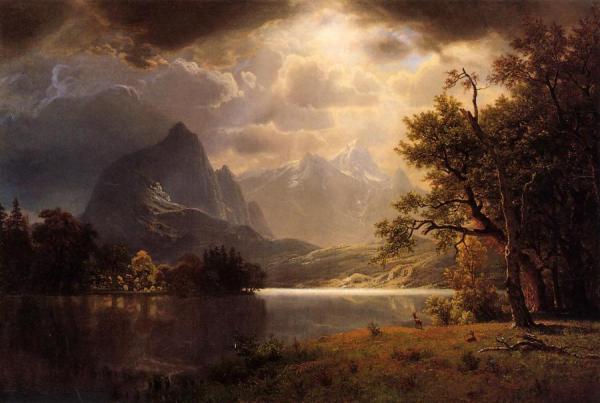 Estes Park, Colorado by Albert Bierstadt