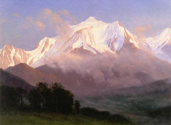 Grand Tetons by Albert Bierstadt