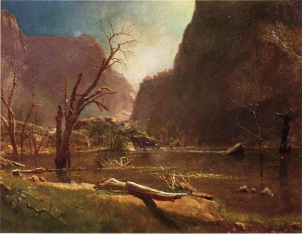 Hatch-hatchy Valley, California by Albert Bierstadt
