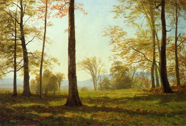 In The Yosemite Valley by Albert Bierstadt