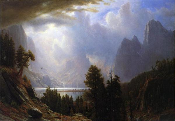 Landscape by Albert Bierstadt Oil Painting Reproductions