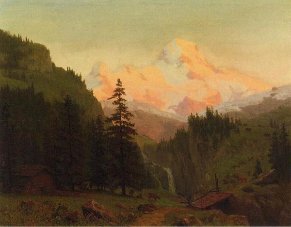Landscape by Albert Bierstadt